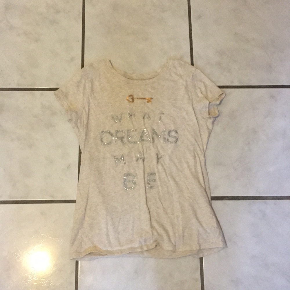 Girl's Cream Tee